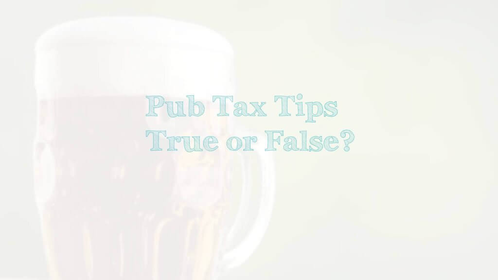 Pub tax tips 2 - How to get a bigger tax/CIS refund/rebatePub tax tips 2 - How to get a bigger tax/CIS refund/rebate